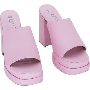 Wild Pair Pink Platform Heels